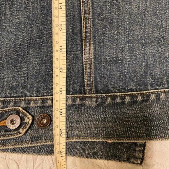 Gap Ladies Blue Demin Jean Jacket size small. - Picture 11 of 13